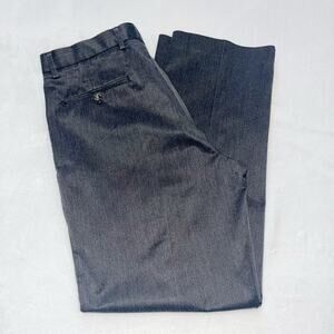 Dockers Mens Classic Fit Flat Front Pants - Gray, Size 36/32